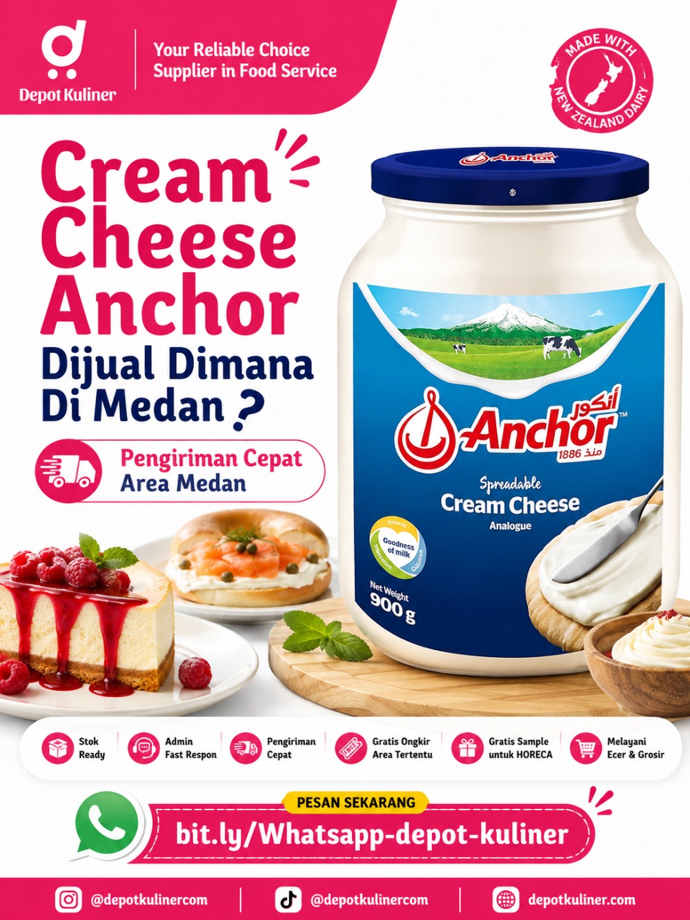 Cream Cheese Anchor Dijual Dimana Di Medan