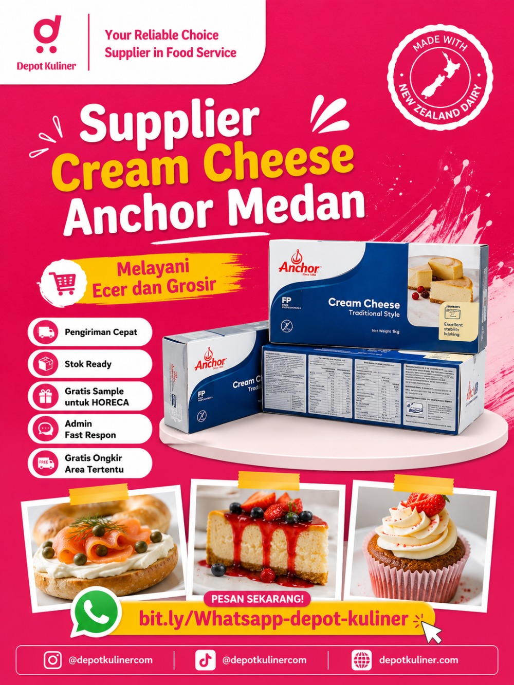 Supplier Cream Cheese Anchor Medan