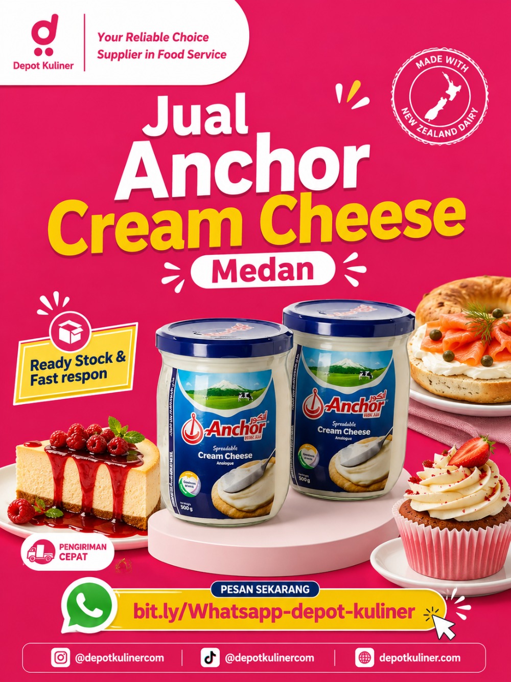 Jual Anchor Cream Cheese Medan