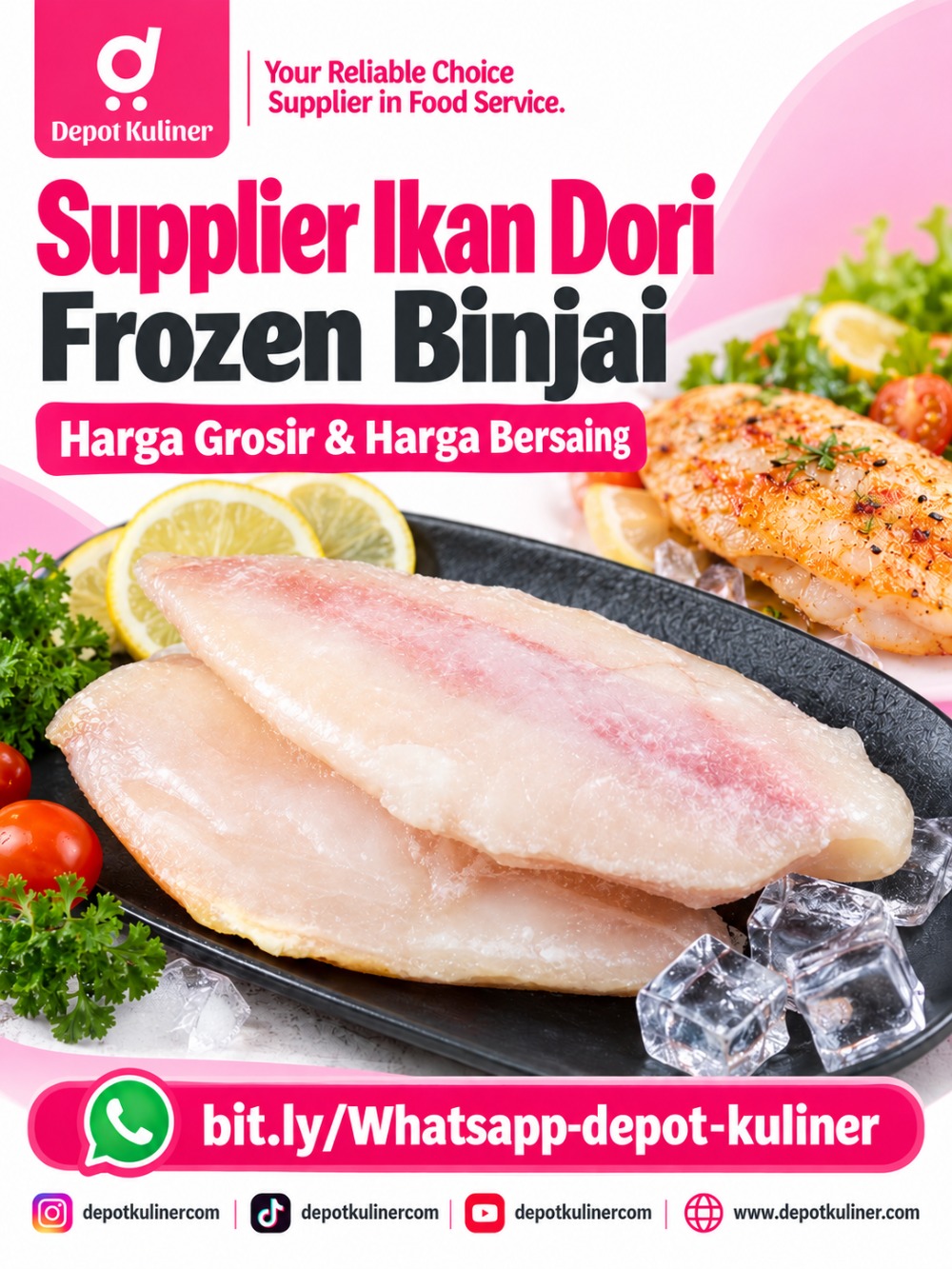 Supplier Ikan Dori Frozen Binjai