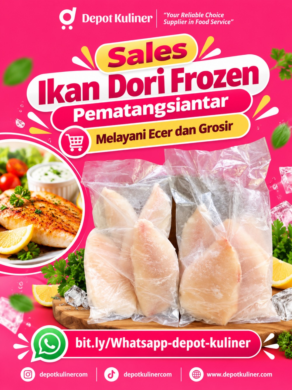 Sales Ikan Dori Frozen Pematangsiantar