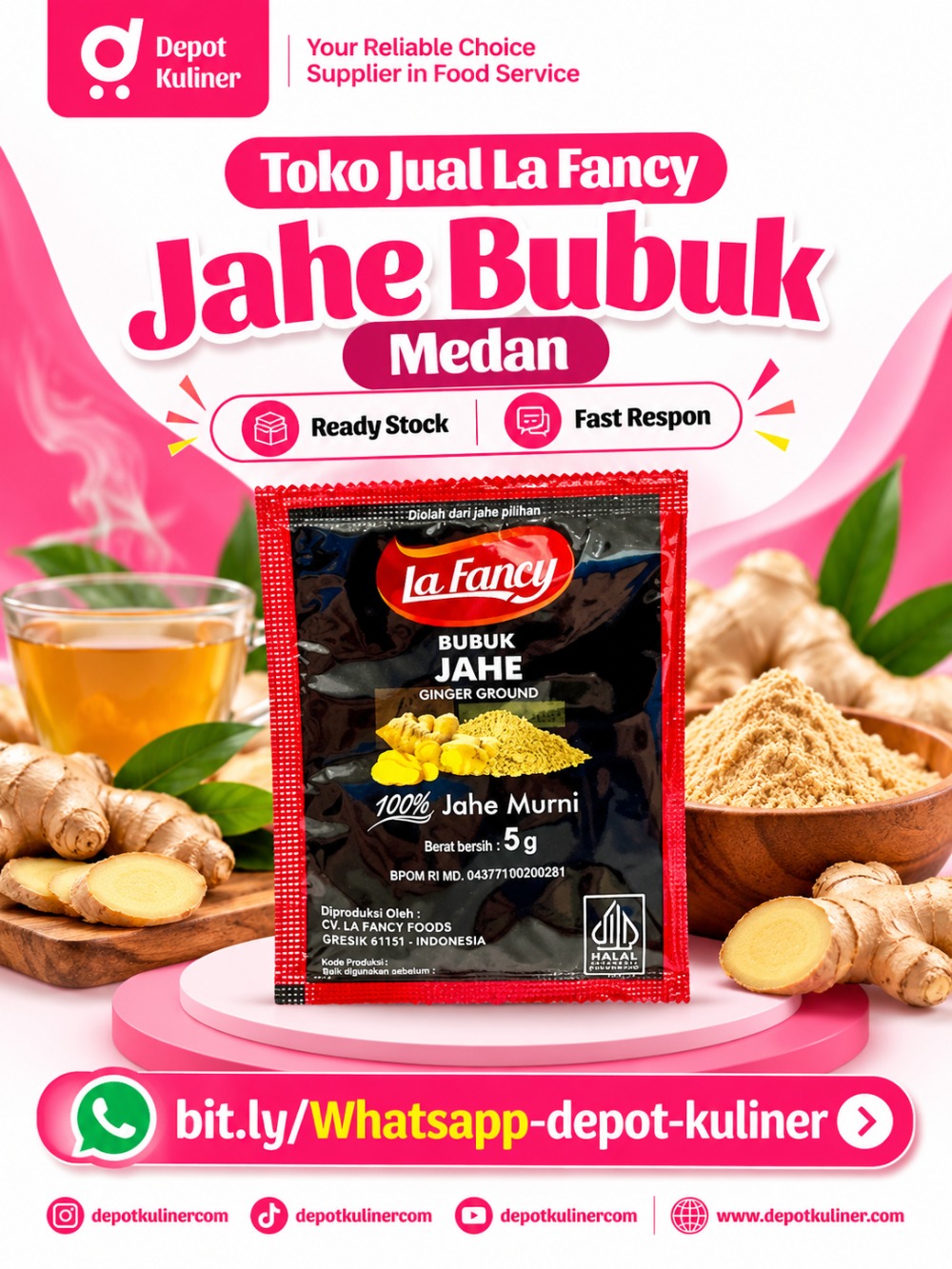Toko Jual La Fancy Jahe Bubuk Medan