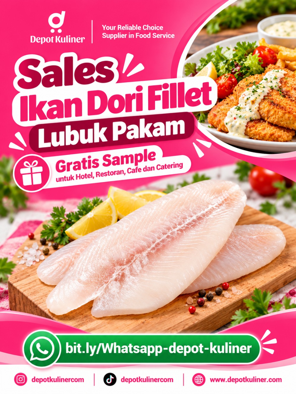 Sales Ikan Dori Fillet Lubuk Pakam