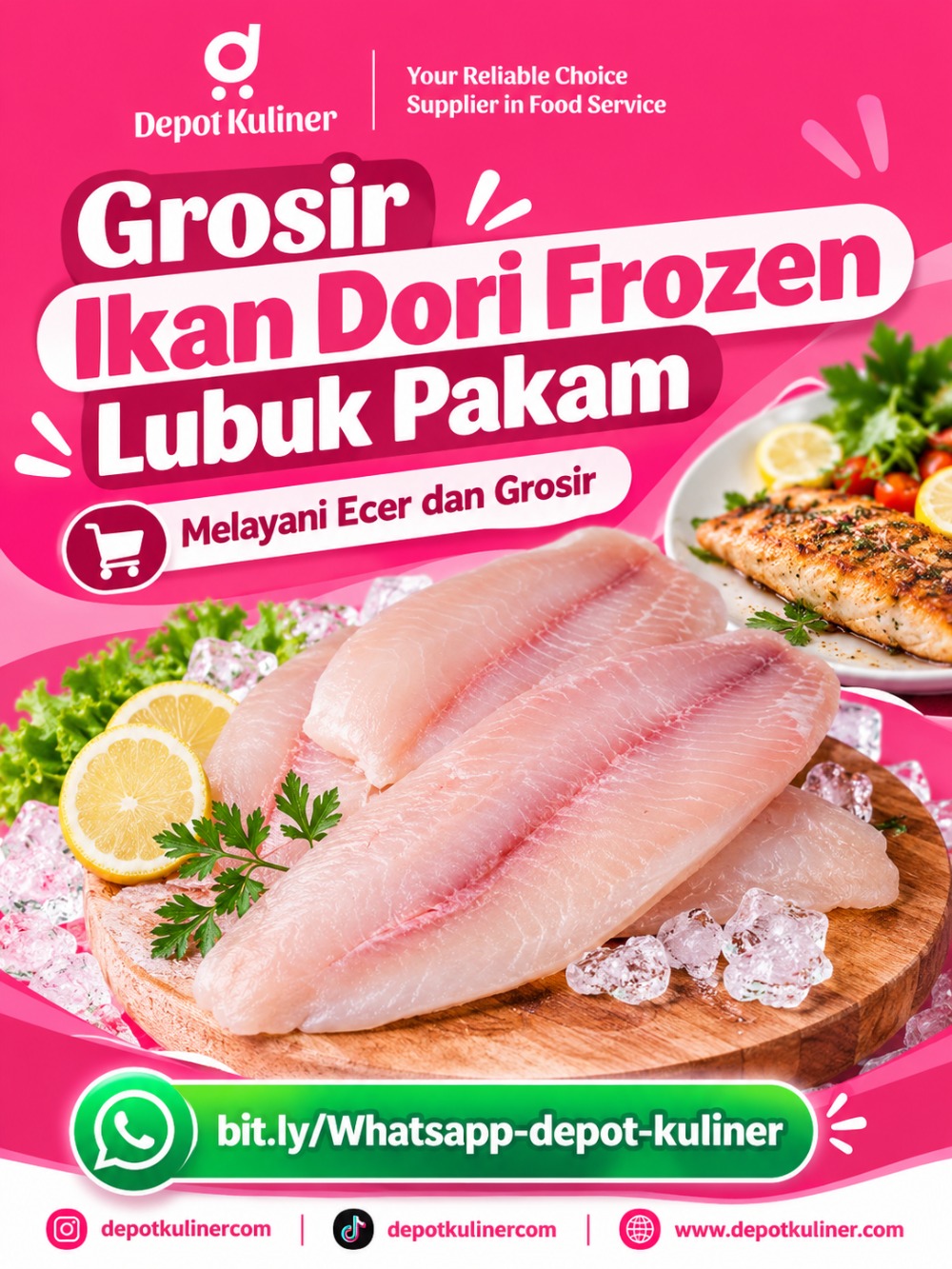 Grosir Ikan Dori Frozen Lubuk Pakam