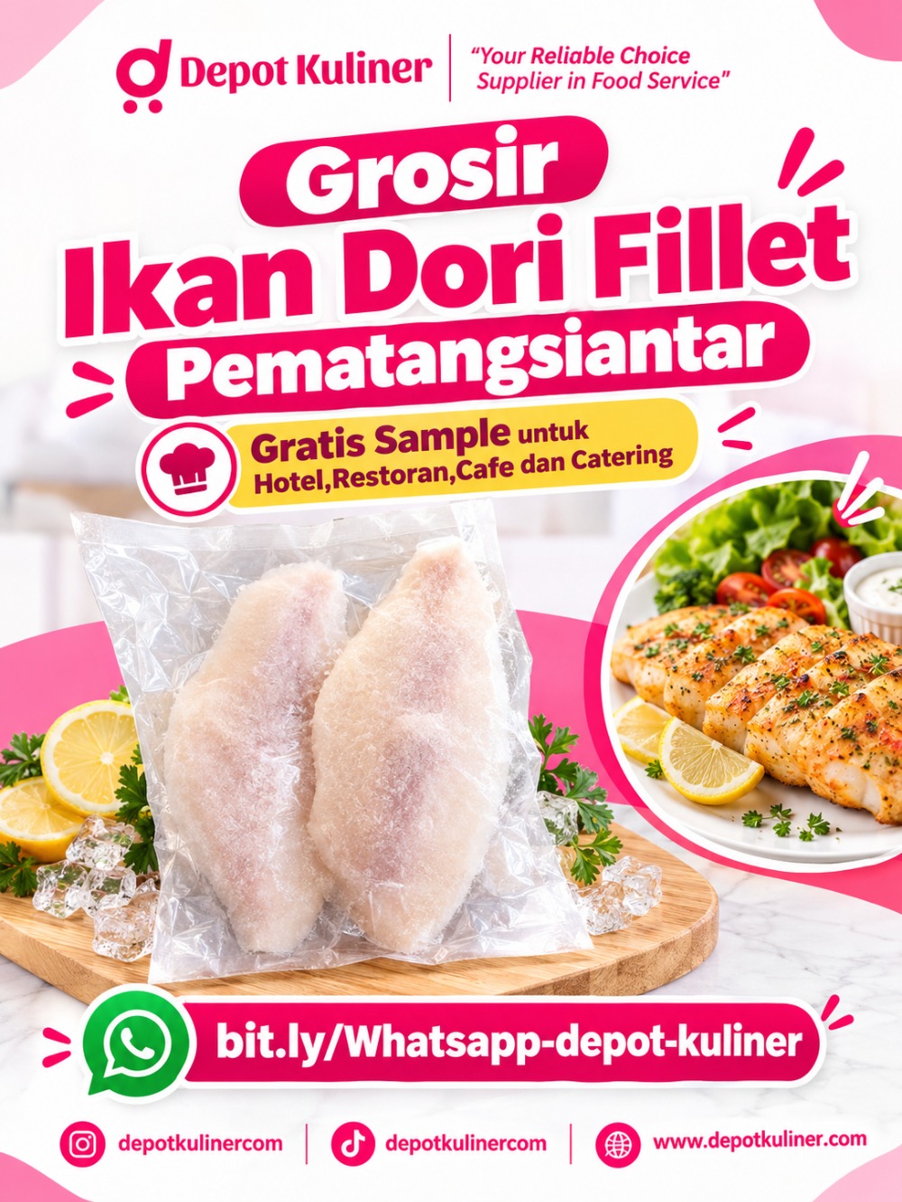 Grosir Ikan Dori Fillet Pematangsiantar