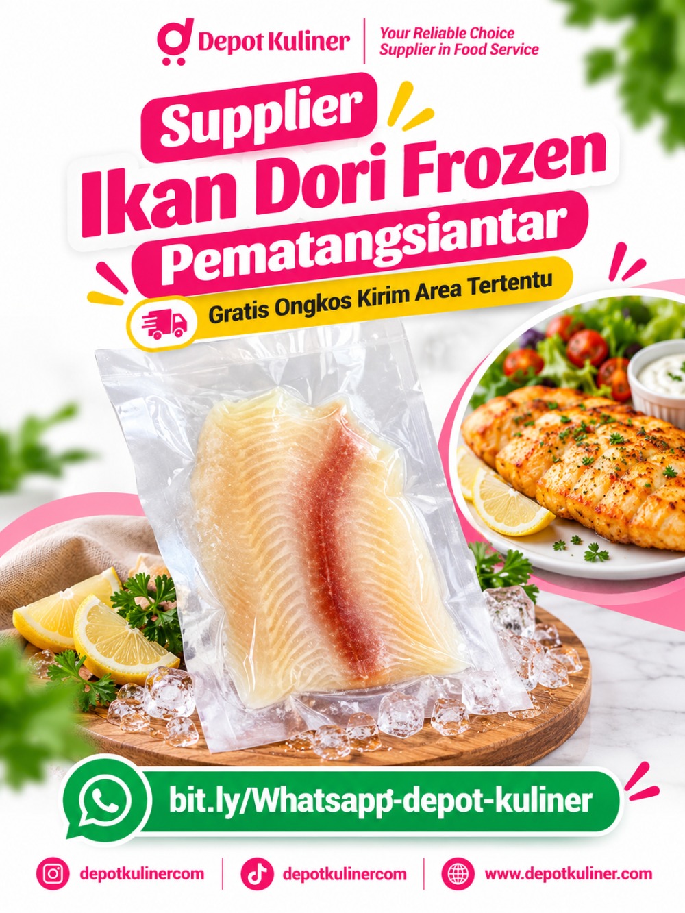 Supplier Ikan Dori Frozen Pematangsiantar