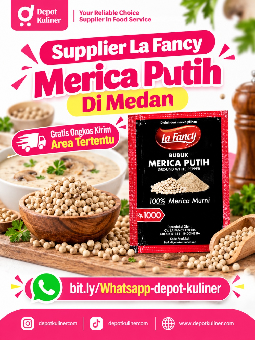 Supplier La Fancy Merica Putih Di Medan