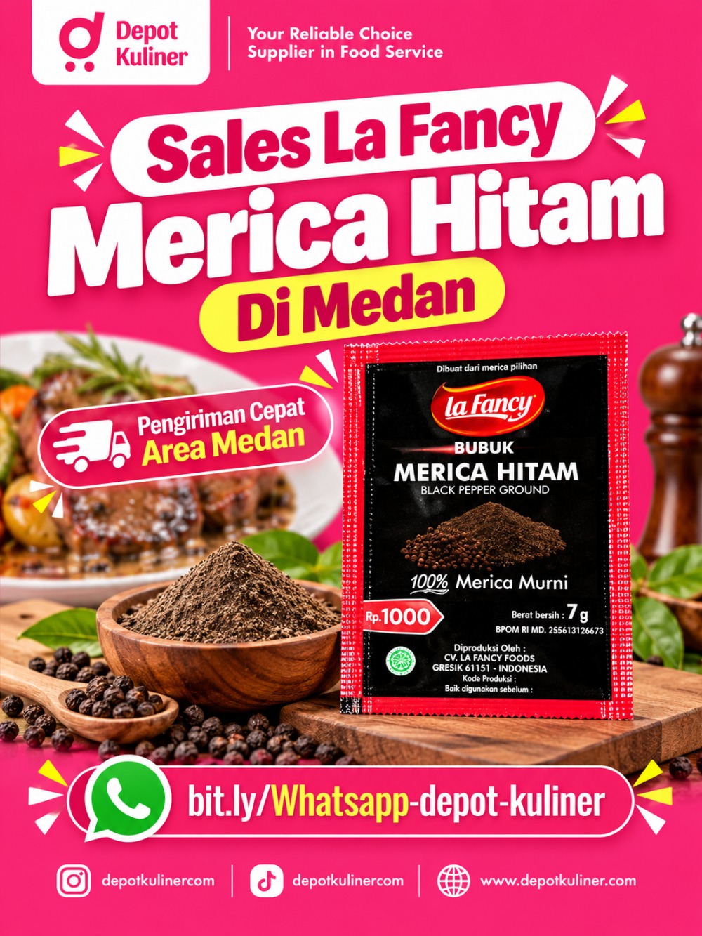 Sales La Fancy Merica Hitam Di Medan
