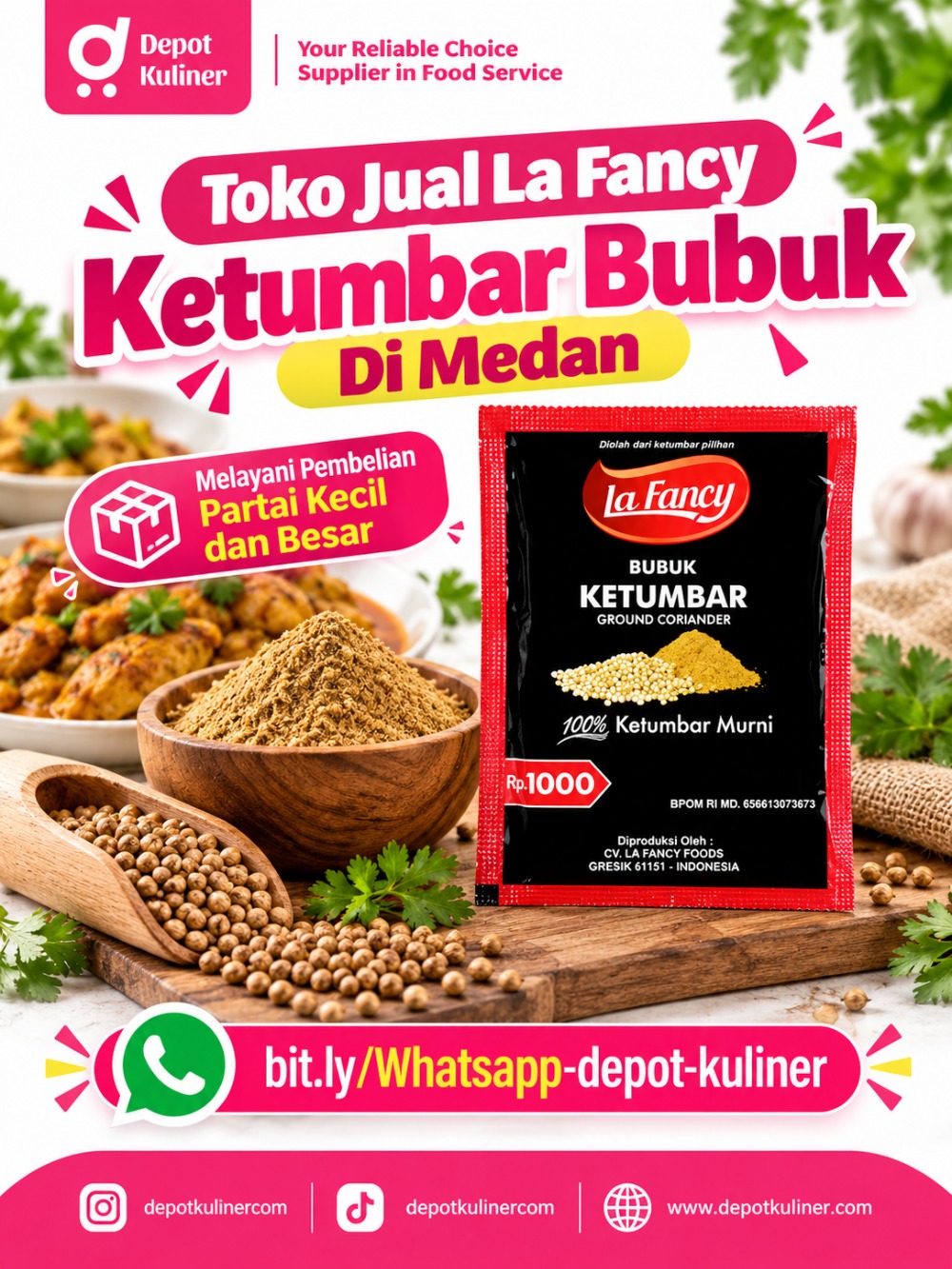 Toko Jual La Fancy Ketumbar Bubuk Di Medan