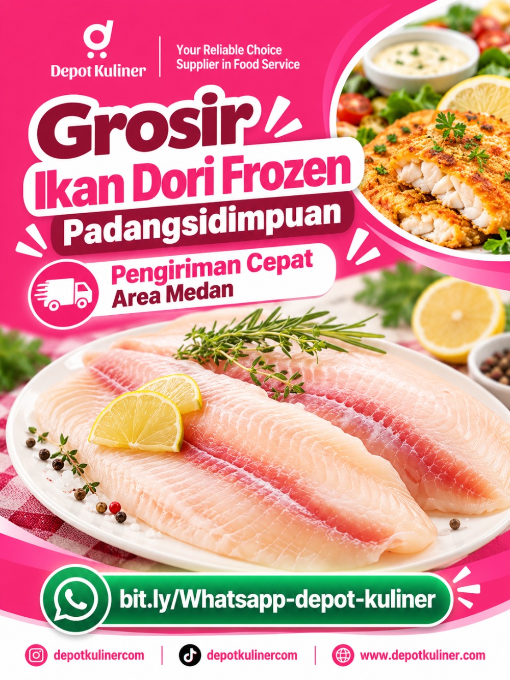 Grosir Ikan Dori Frozen Padangsidimpuan