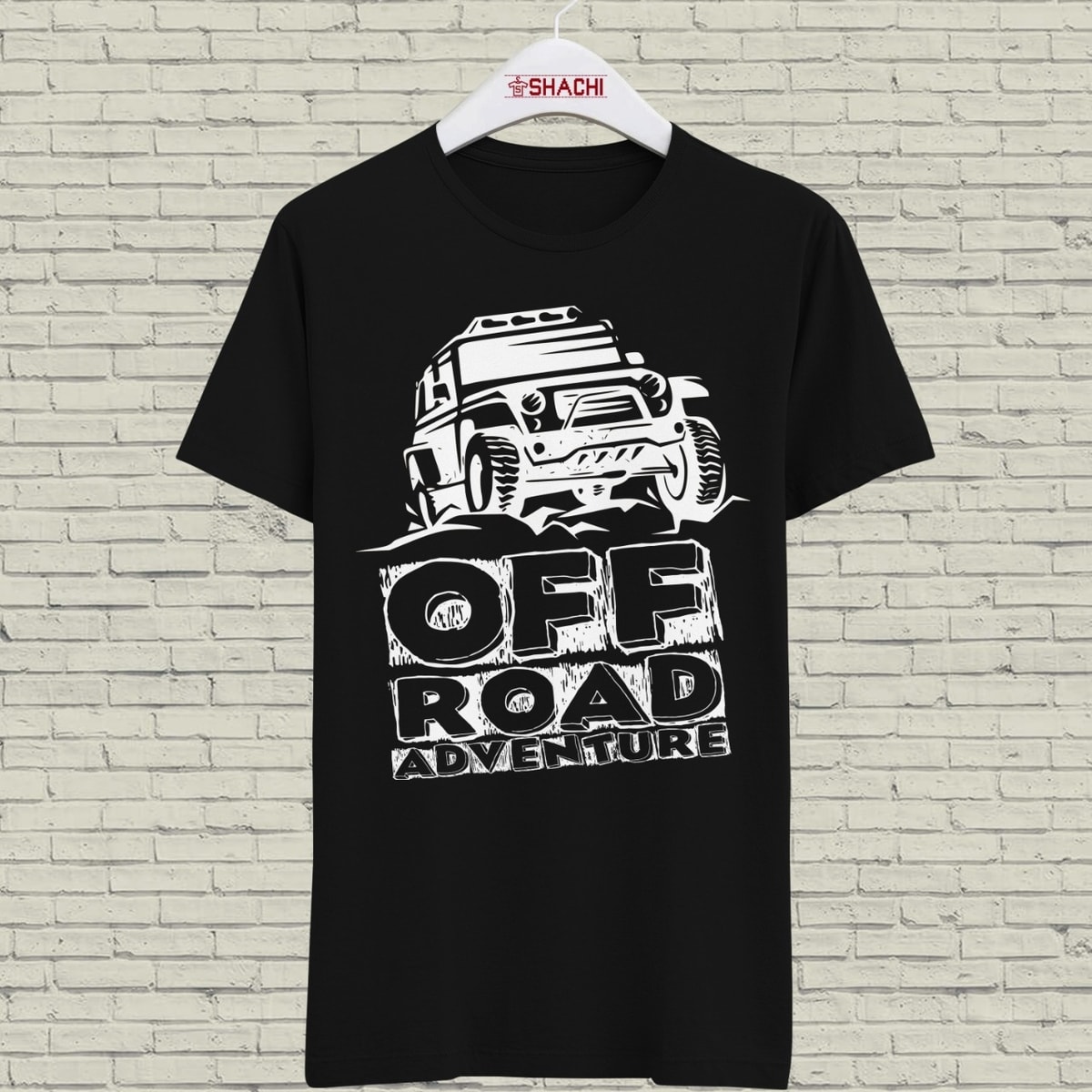  Kaos  Mobil Jeep Offroad 03 Z313 Hitam  Sablon  Rubber XS 6XL 