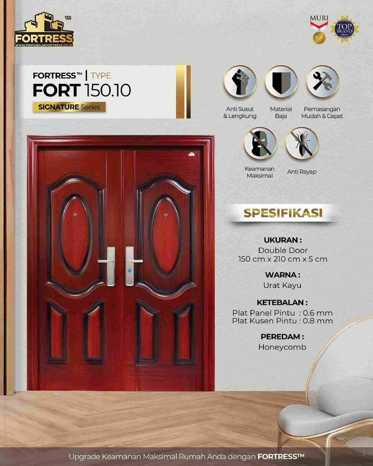 Pintu Kayu Model Klasik Tua