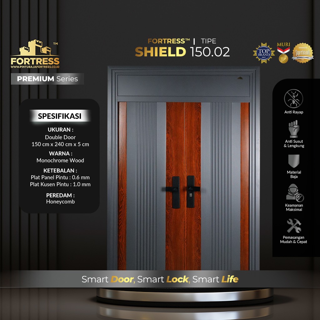 pintu baja fortress shield 150.02