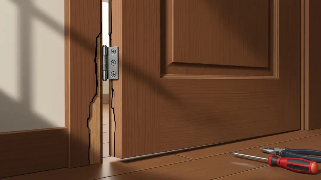 pintu rumah turun