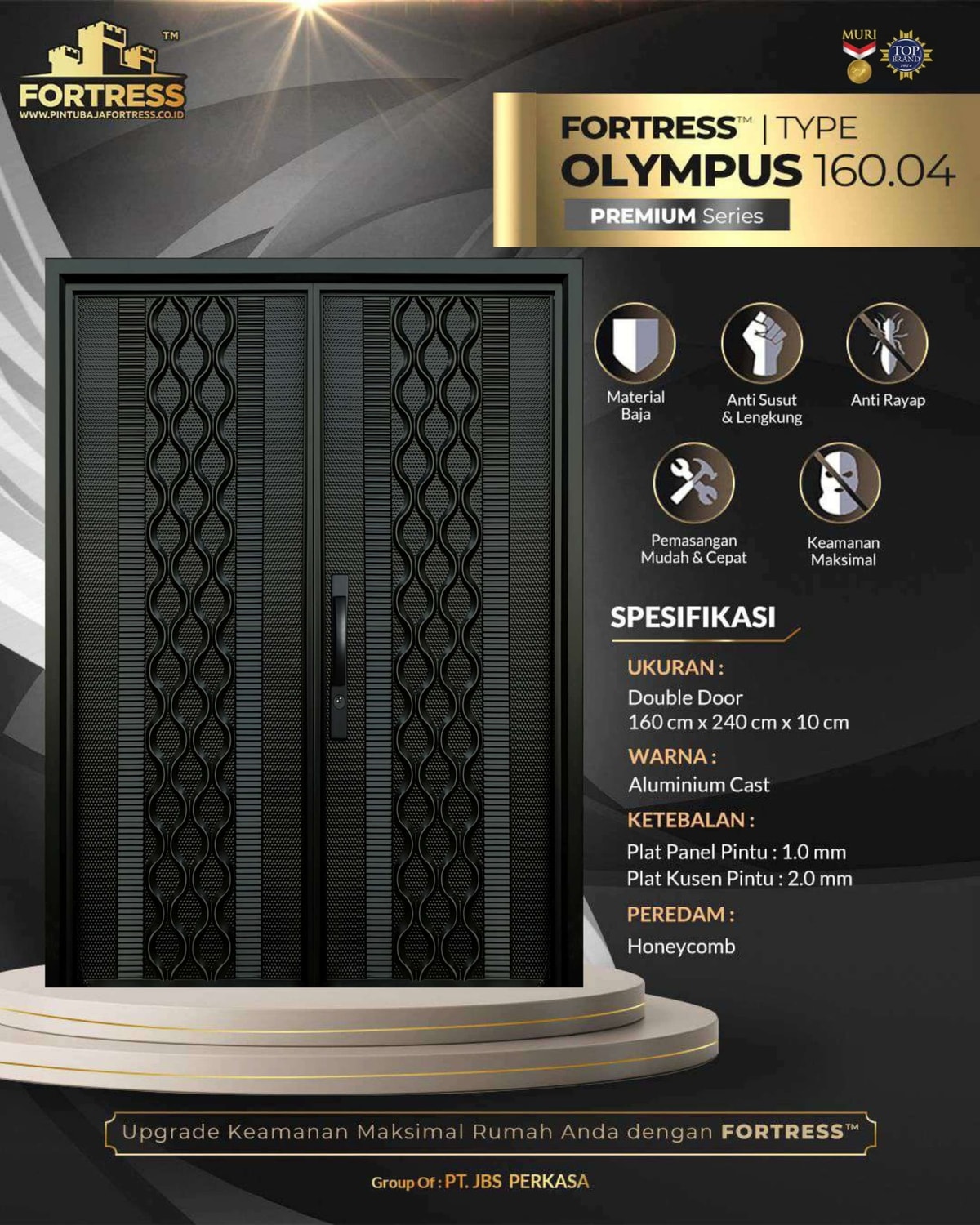 olympus fortress 2 pintu