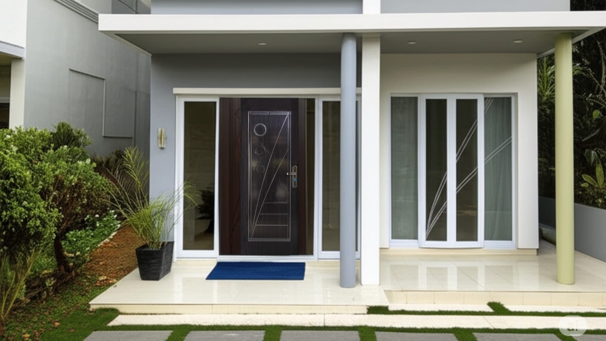 Catat! Ini Rekomendasi Harga Pintu Rumah yang Murah Motif Kayu Gelap