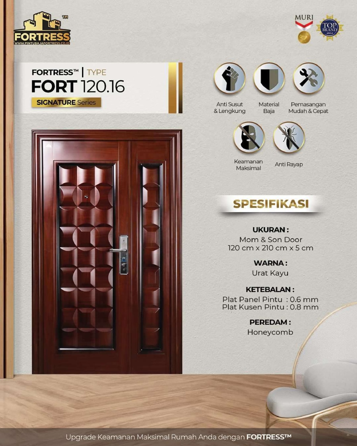 pintu baja fortress fort 120.16