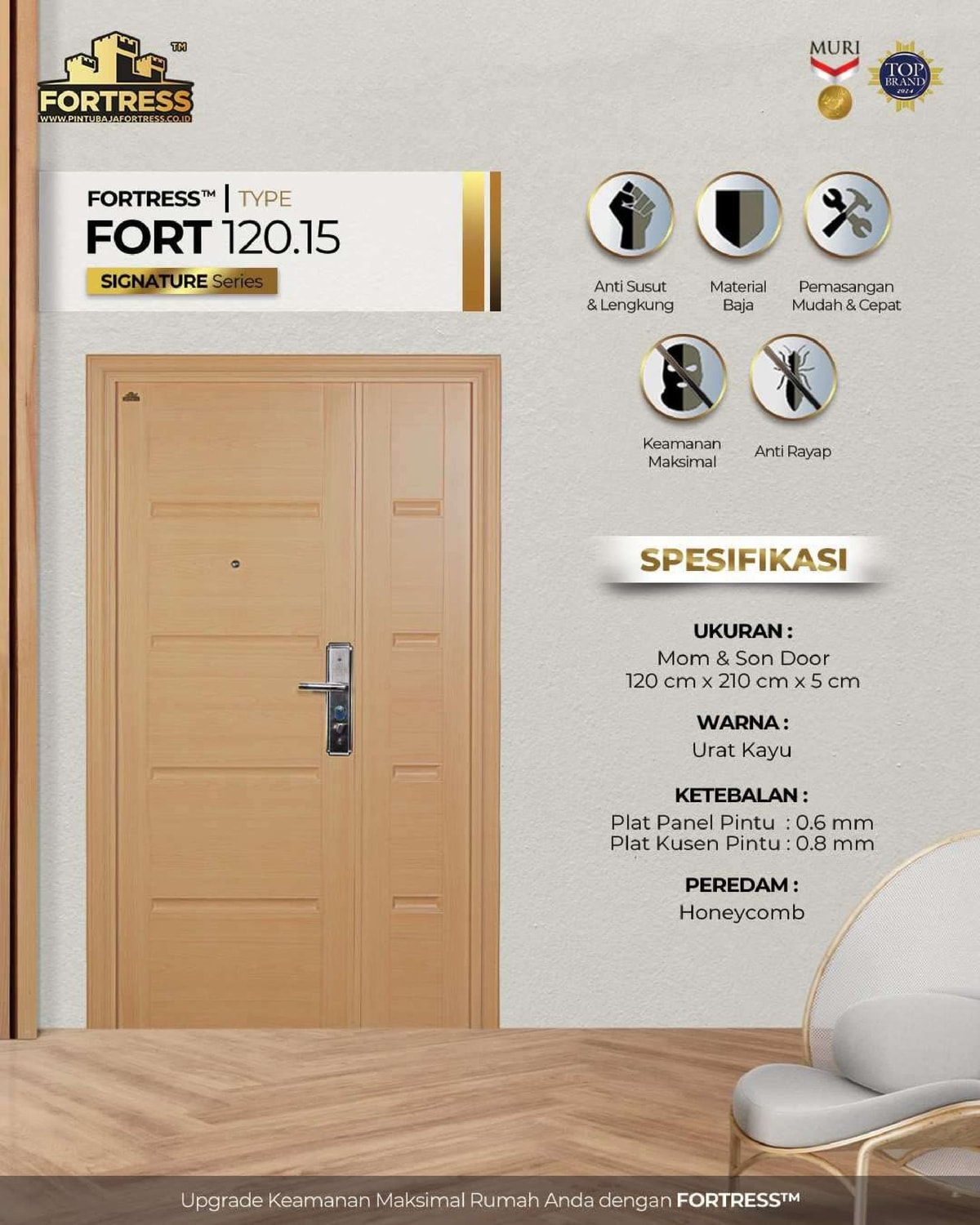 pintu baja fortress fort 120.15