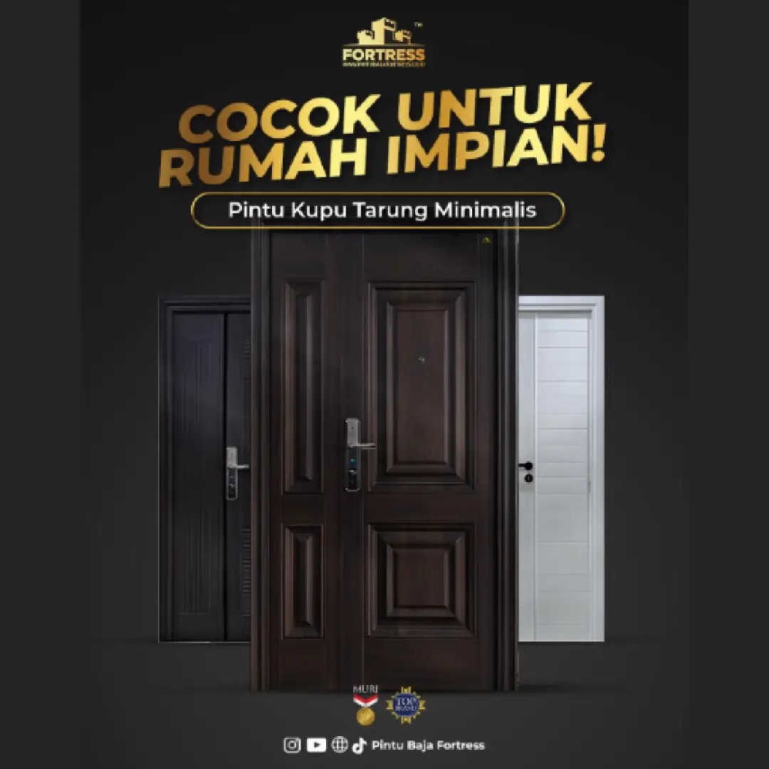 pintu kupu tarung minimalis fortress