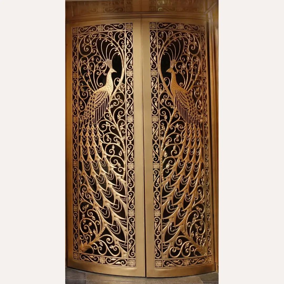 Teralis Pintu Model Burung Merak Cantik