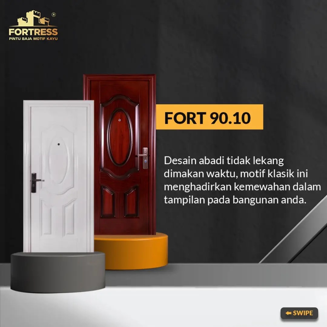 Pintu Besi Rumah Klasik Fortress