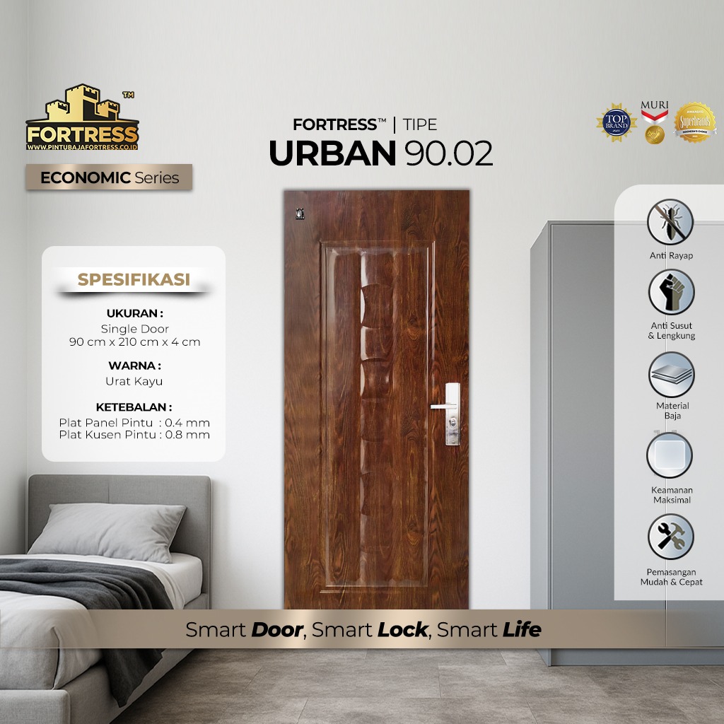 Pintu Baja Fortress Tipe URBAN 90.02