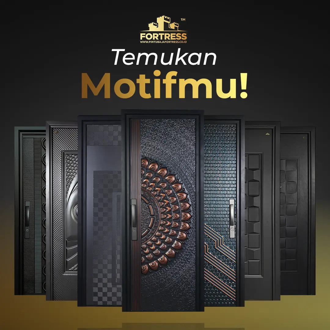 pintu baja fortress black series