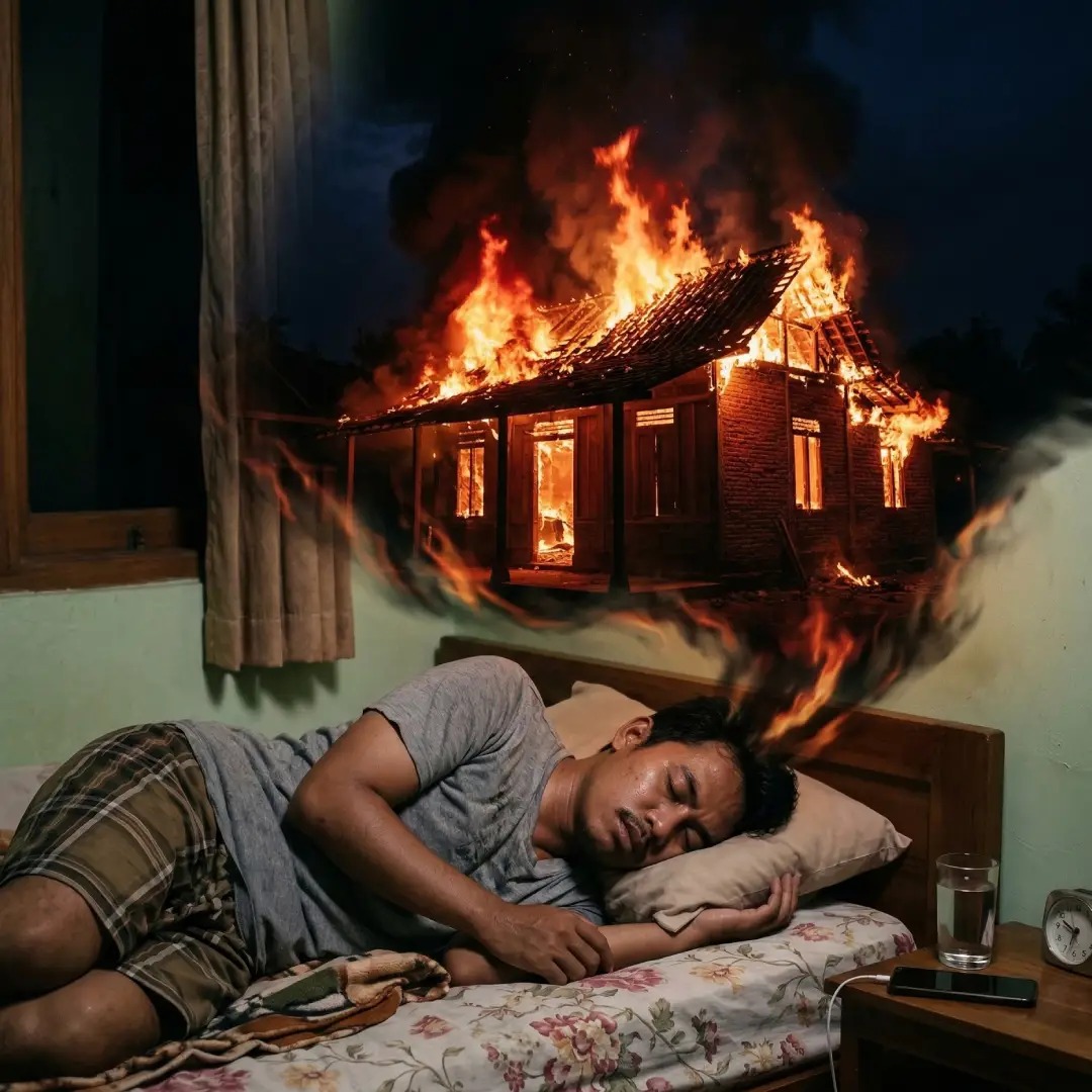 mimpi rumah kebakaran