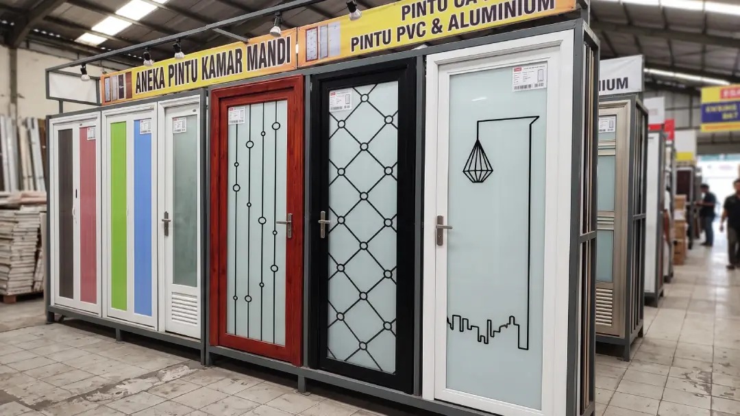 Cuma 1 Jutaan, Ini Pintu Kamar Mandi yang Bagus dan Awet!