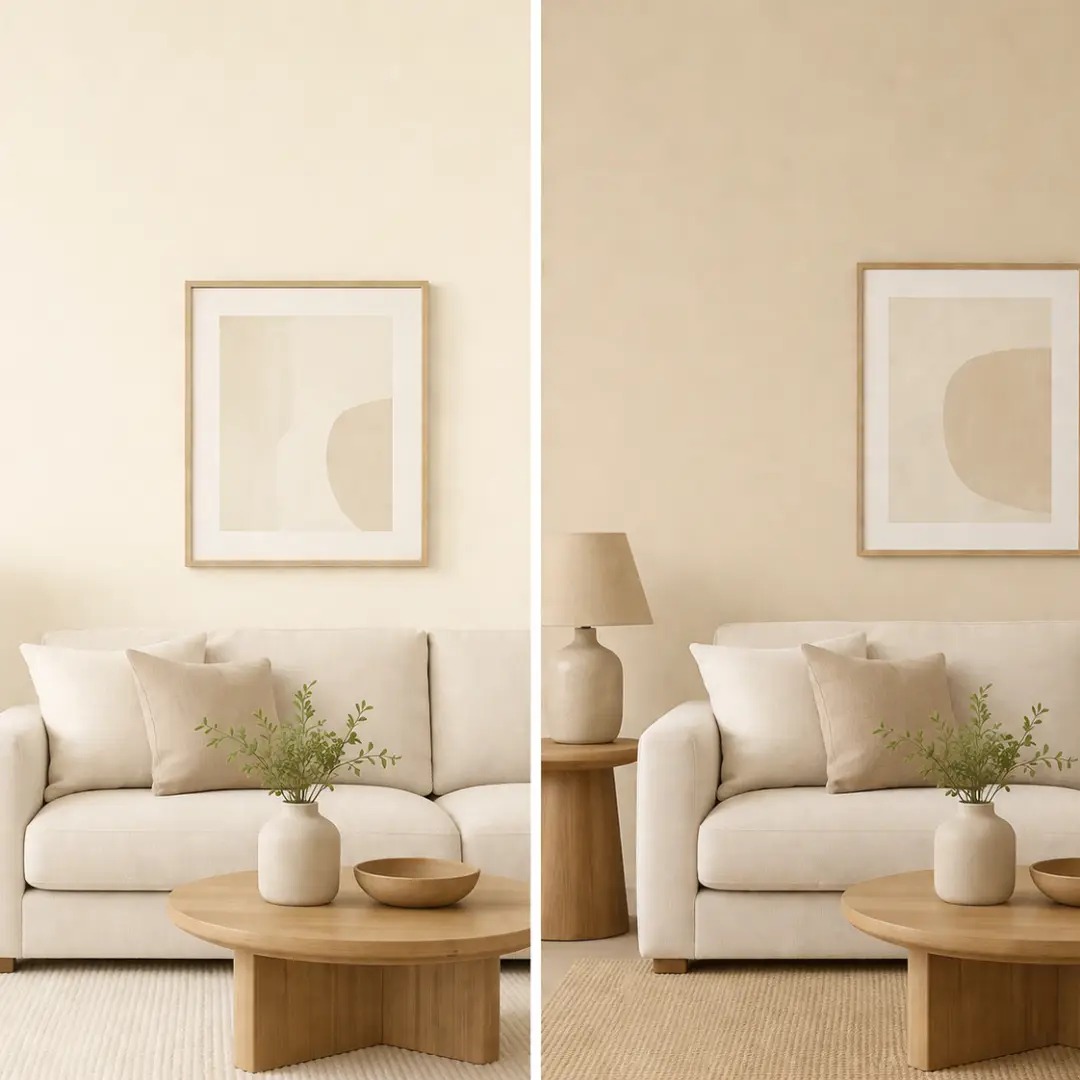 perbedaan warna cream vs beige