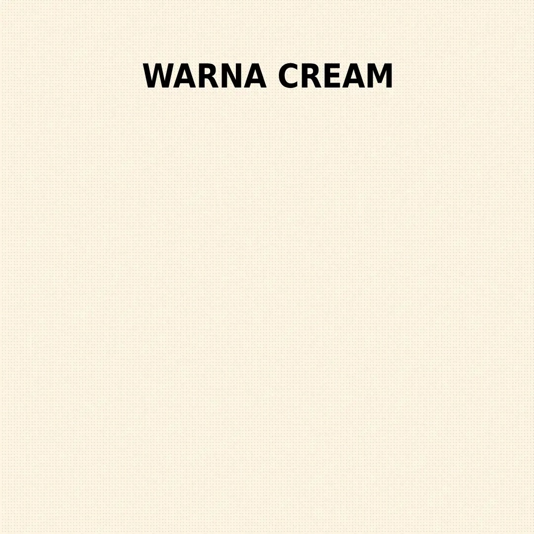 warna cream