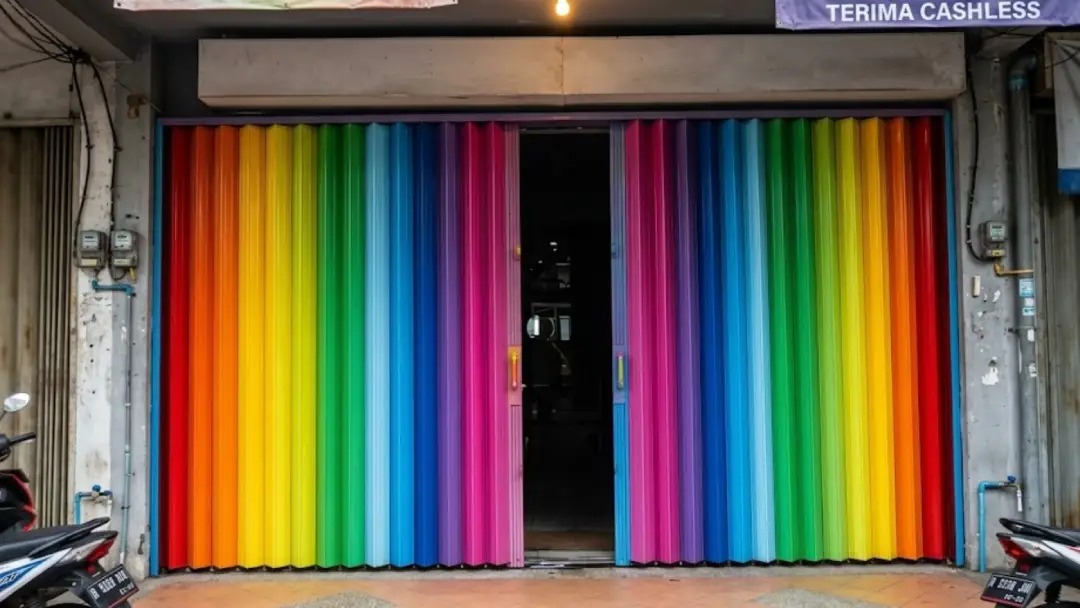 Ini Warna Cat Pintu Ruko Besi Terbaik, Nomor 3 Paling Favorit!