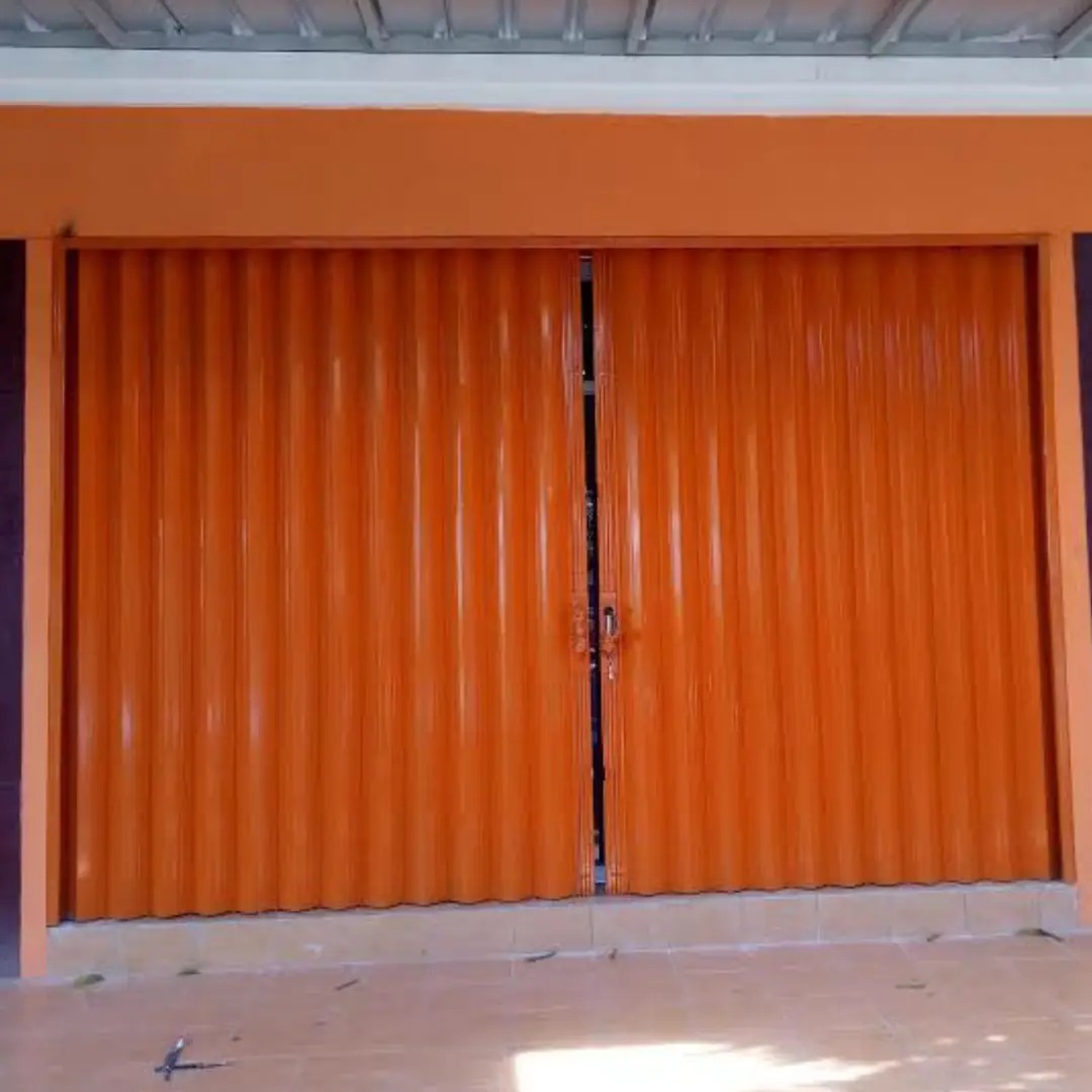 Cat Pintu Ruko Besi Warna Oranye