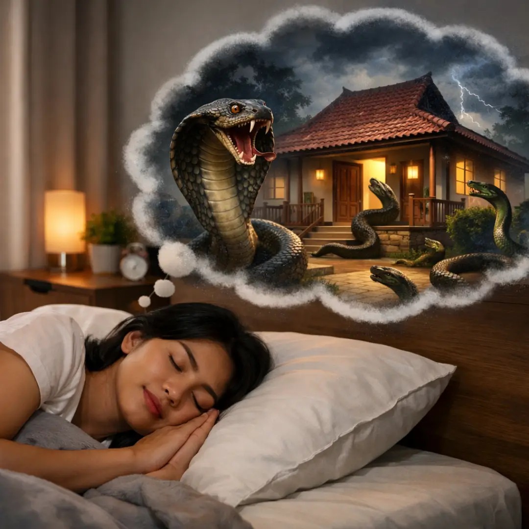 mimpi rumah dimasuki ular