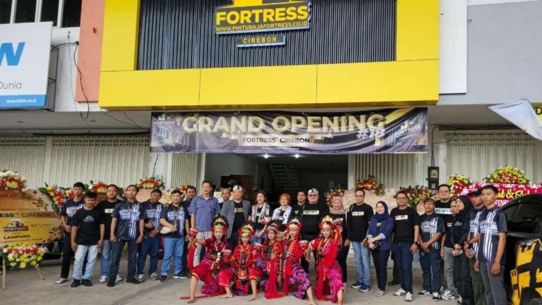 Cabang ke-18 FORTRESS Pintu Baja Dibuka di Cirebon, Perluas Jangkauan di Jawa Barat