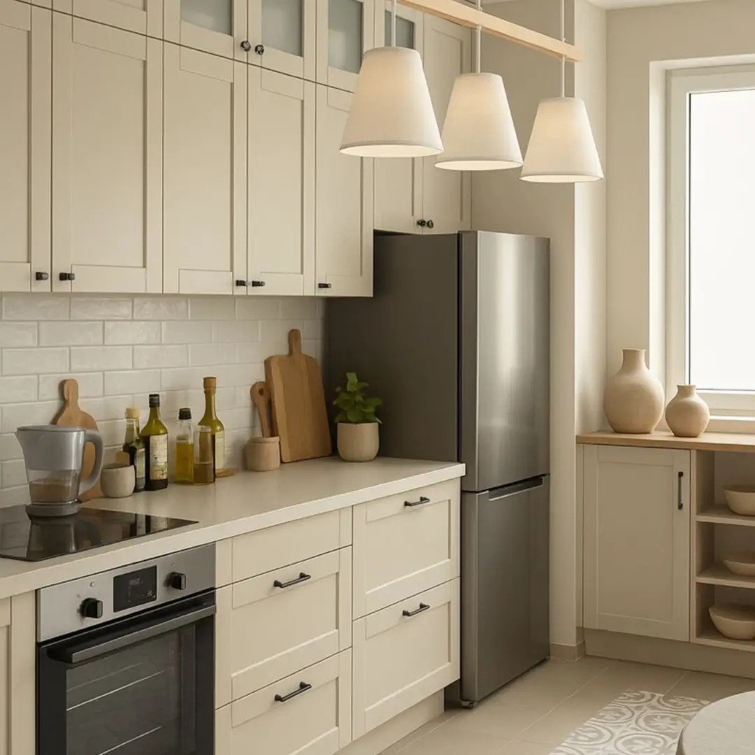 Model Dapur Klasik Warna Cat Cream