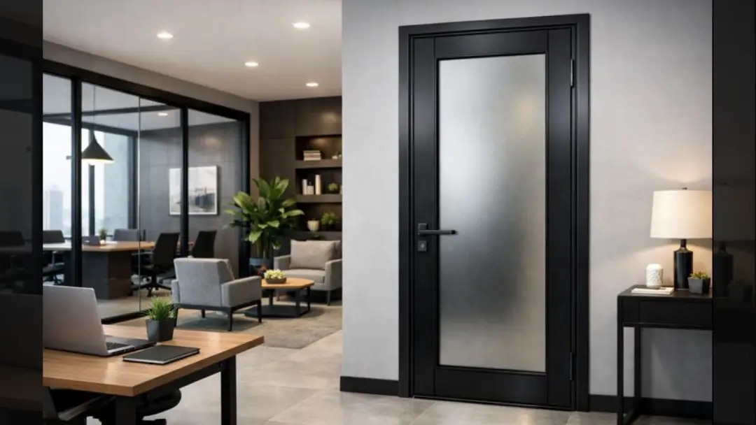 Ide Model Pintu Kantor Aluminium Hitam Elegan yang Sedang Naik Daun