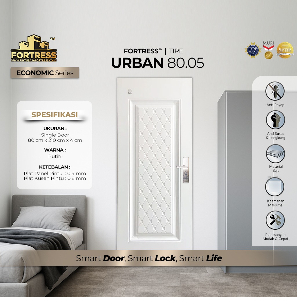 Pintu Baja Fortress Type Urban 80.05