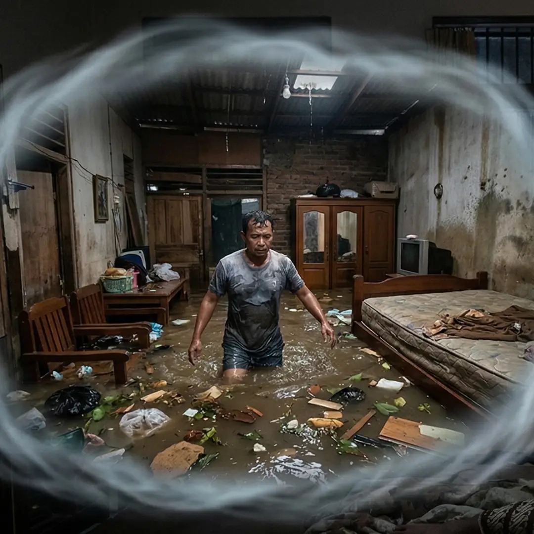 arti mimpi rumah banjir air kotor