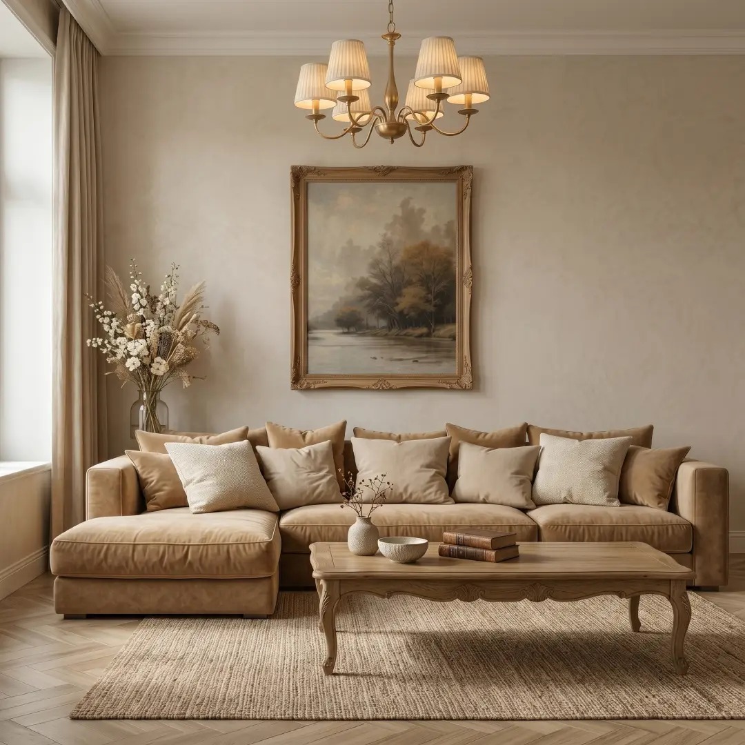 Model Klasik Natural Cream Beige