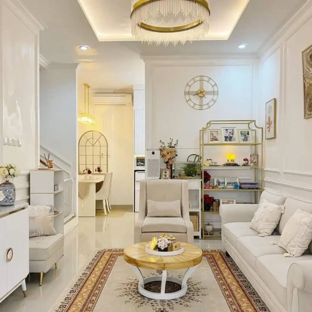 Ruang Tamu Minimalis yang Glamor