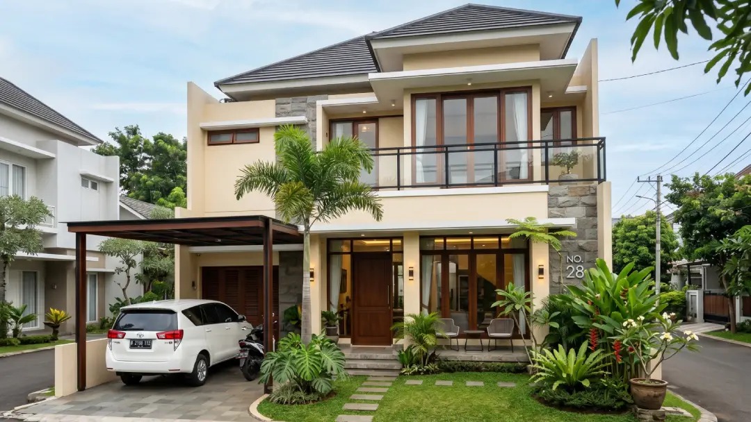 Inspirasi Rumah Warna Cream yang Ideal untuk Hunian Minimalis Elegan