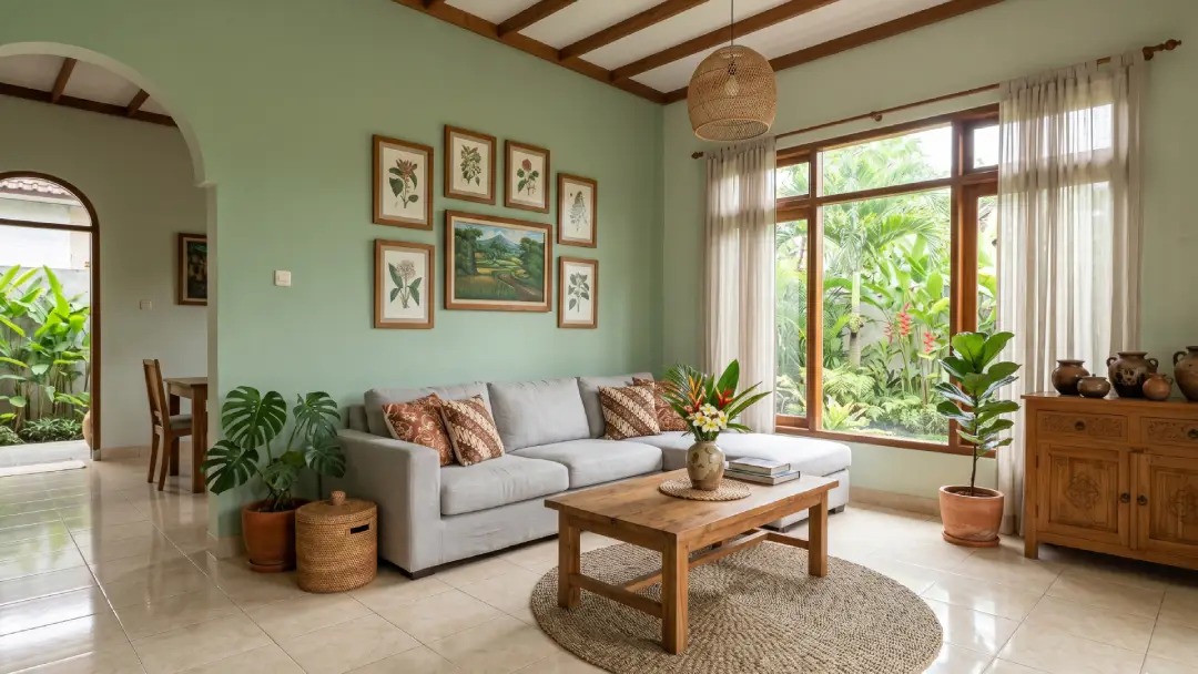 Inspirasi Perpaduan Keramik Warna Cream dan Dinding yang Serasi