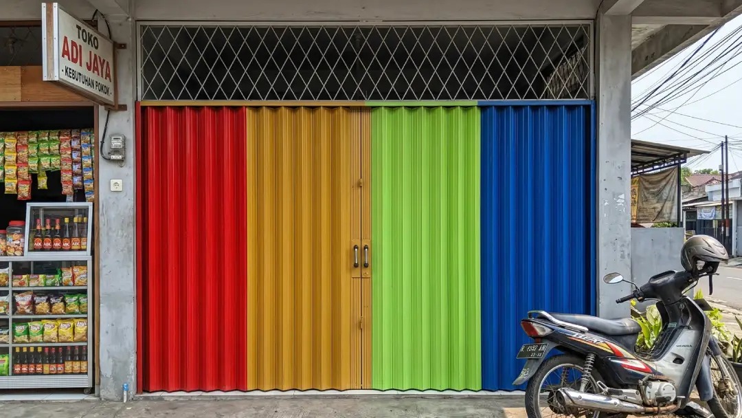 Terbukti! Warna Pintu Toko Pembawa Hoki Ini Bikin Pelanggan Jadi Rame