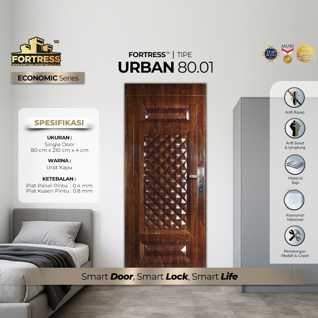 Pintu Baja Fortress Urban 80.01