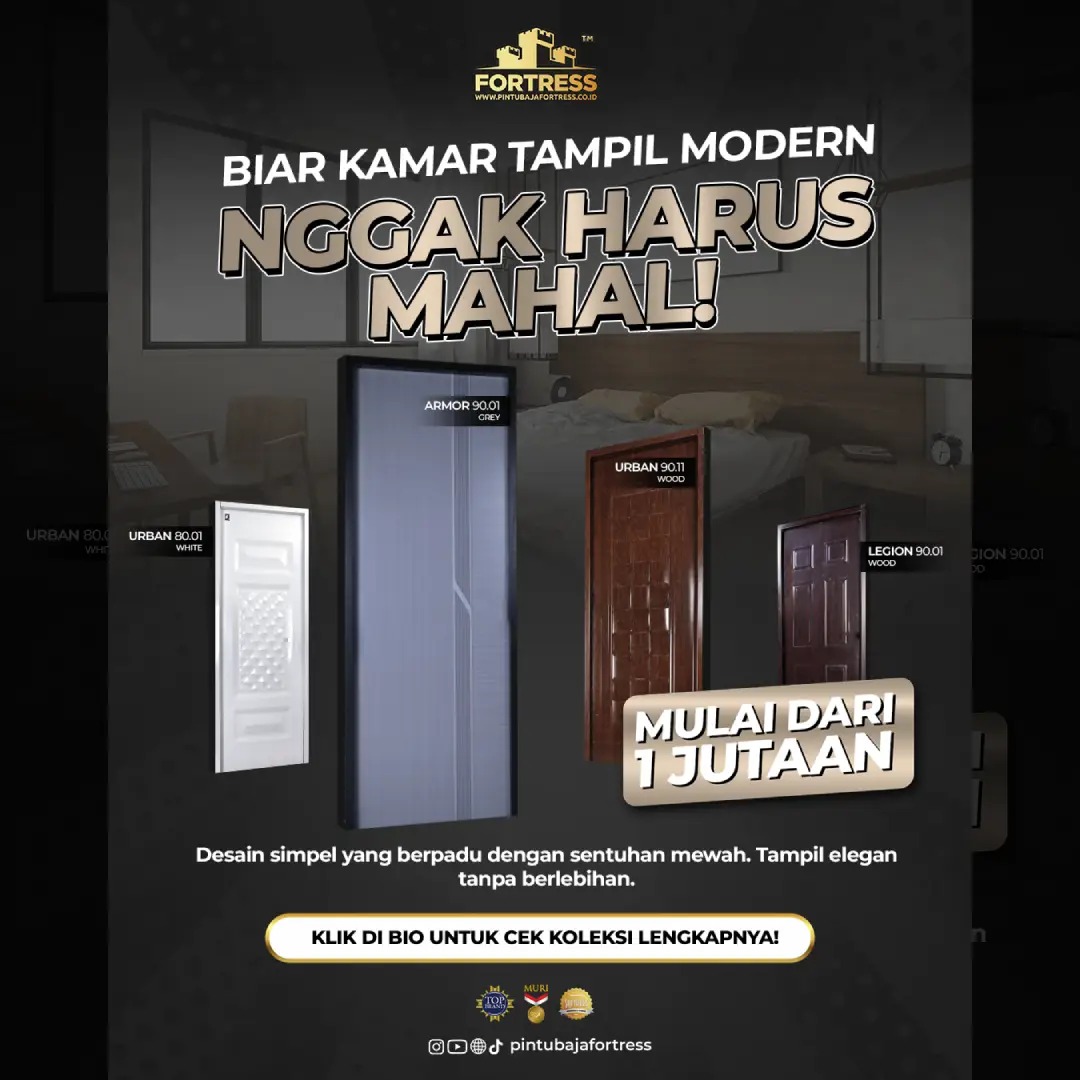 Model Pintu Rumah Harga 1 Jutaan Fortress