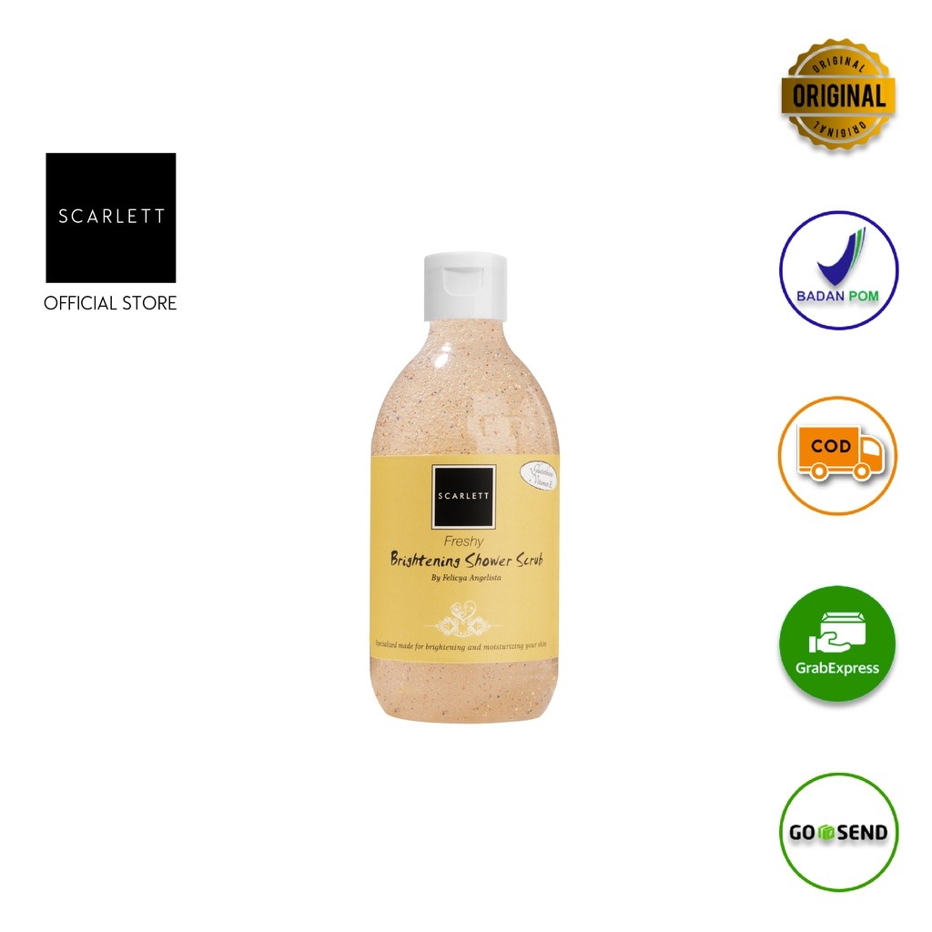 Scarlett Whitening Shower Scrub Freshy
