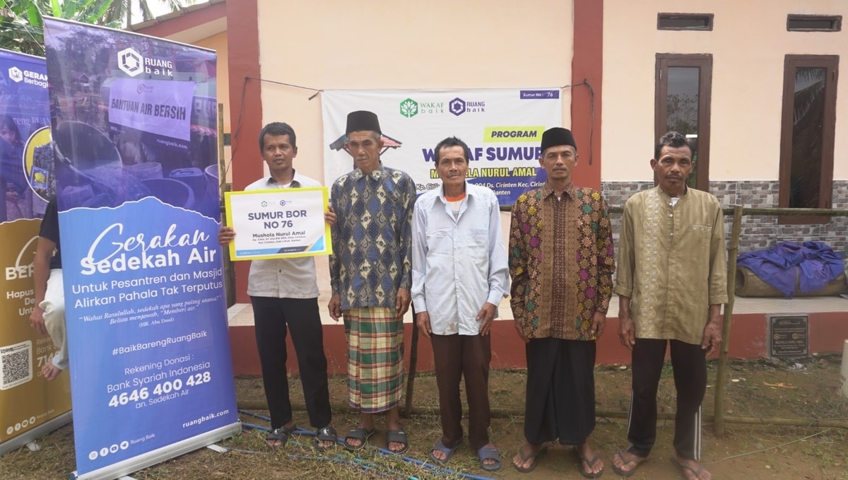 Ruang Baik Monev Pembangunan 4 Titik Sumur di Lebak Banten