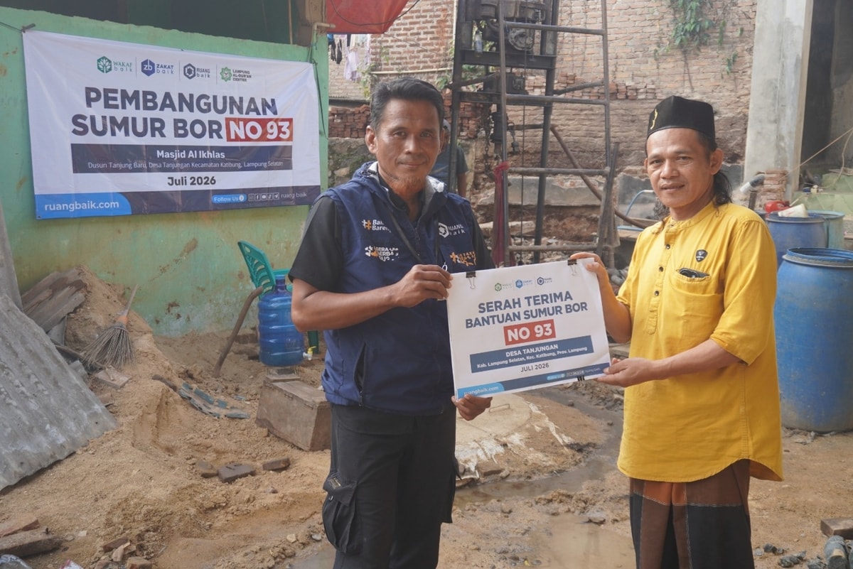 Setetes Air, Sejuta Harapan untuk Masjid Al-Ikhlas