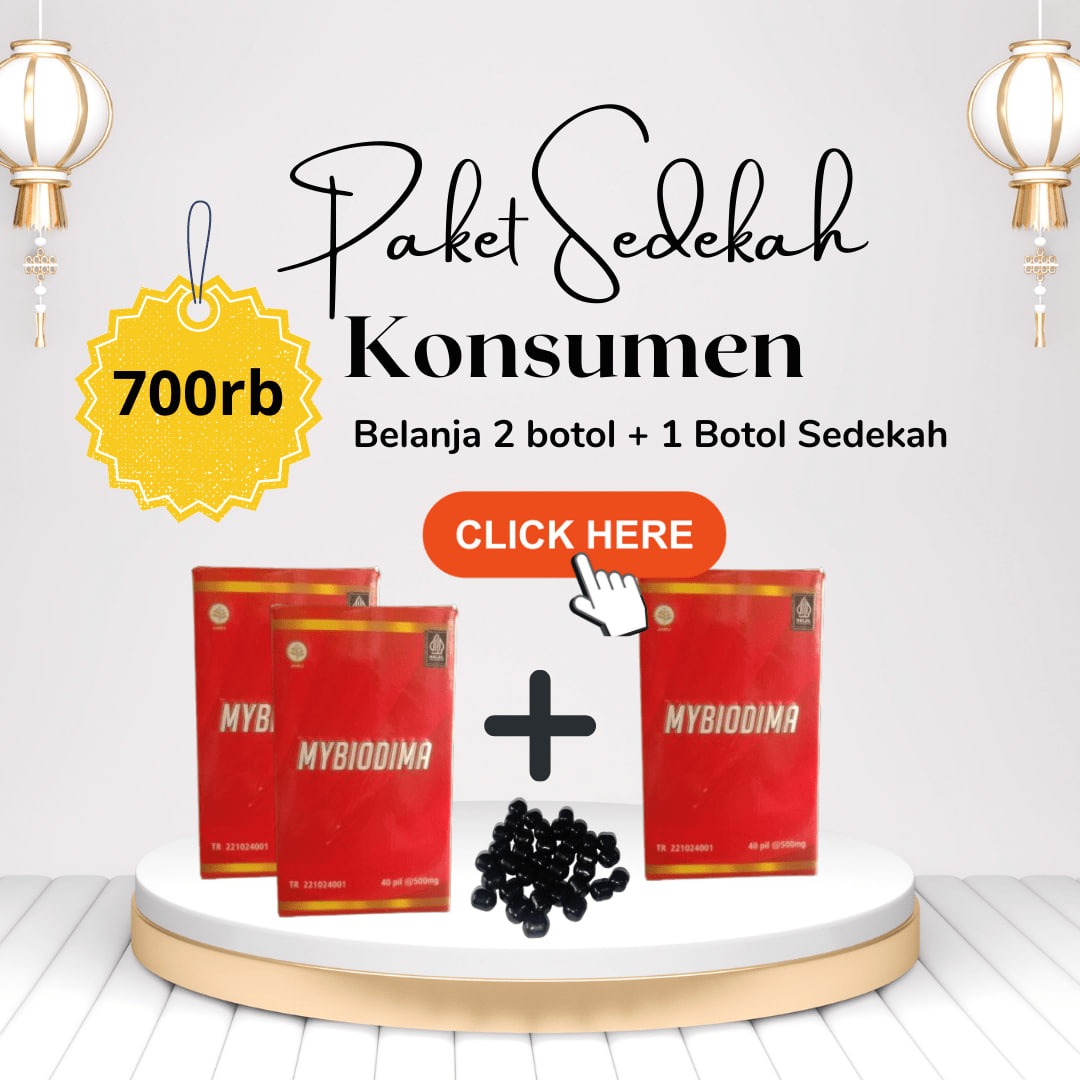 Rp700.000 2 Botol MYBIODIMA + Sedekah 1 Botol MYBIODIMA